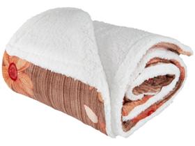 Cobertor Casal Jolitex de Microfibra Sherpa Abrantes Marrom Cobertor Casal Jolitex de Microfibra Sherpa Abrantes Marrom