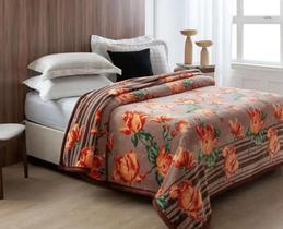 Cobertor Casal Jolitex/Dyuri Ternille Douro Marrom 180x220cm