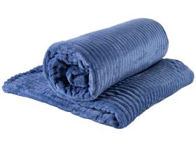 Cobertor Casal Jolitex Poliéster Dyuri Azul