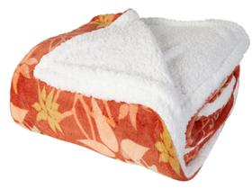 Cobertor Casal Jolitex Poliéster Sherpa Malva