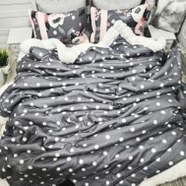 Cobertor Casal King Duplo 260x300 2 Fronhas 5 Estampas