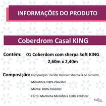 Cobertor Casal King Manta Cobertas Com Sherpa Macio Grosso