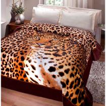 Cobertor Casal Kyor Plus Soft Leopardo 180x220cm - Jolitex