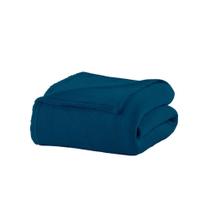 Cobertor Casal Manta de Microfibra 1,8x2,2m Azul Marinho - Camesa