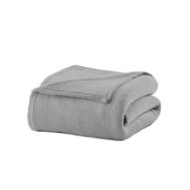 Cobertor Casal Manta de Microfibra 1,8x2,2m Cinza - Camesa