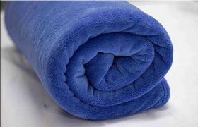 Cobertor Casal Manta Felpuda 01 Peça (toque Aveludado) Azul - CasaHome