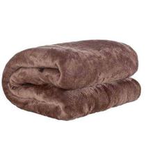 Cobertor Casal Manta Felpuda 01 Peça (toque Aveludado) Tabaco