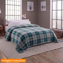 Cobertor Casal Manta Microfibra Antialérgico 1,8x2m Xadrez - Camesa