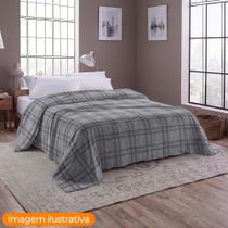 Cobertor Casal Manta Microfibra Antialérgico 1,8x2m Xadrez - Camesa
