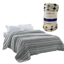 Cobertor Casal Manta Microfibra Estampada 1,8x2,2m - Camesa 12594.01.9999