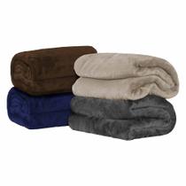 Cobertor Casal Manta Microfibra Fleece 01 Peça