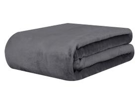 Cobertor Casal Manta Microfibra Sultan Soft 1,80m X 2,20m Antialérgico Grafite