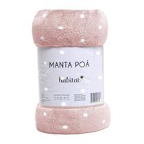 Cobertor Casal Manta Poá Flanel Microfibra Toque Macio habitat Cobertor Casal Manta Poá Flanel Microfibra Toque Macio habitat