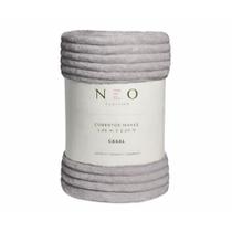 Cobertor Casal Neo Mares 180X220 cm Canelado 300g/m² Cor:Cinza Cobertor Casal Neo Mares 180X220 cm Canelado 300g/m² Cor:Cinza