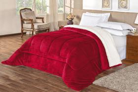 Cobertor Casal Queen Manta Cobertas Com Sherpa Macio Coberdrom Grosso 2,40 x 2,20 para frio intenso