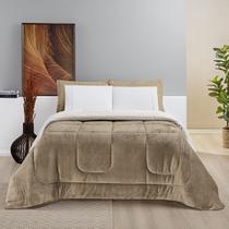 Cobertor Casal Queen Manta Cobertas Com Sherpa Macio Coberdrom Grosso 2,40 x 2,20 para frio intenso