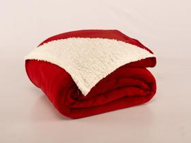 Cobertor Casal Queen Manta Sherpa + Fleece Coleção Canadá - Feira do Bordado Online