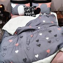 Cobertor Casal Queen Pele De Carneiro 260X260 + Fronhas Love
