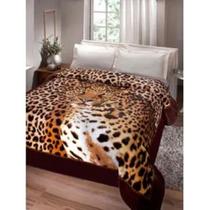 Cobertor Casal Raschel Leopardo Jolitex - Pernambucanas Casa