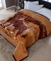 Cobertor Casal Raschel Plus 1,80 x 2,20m Leão Cobertor Casal Raschel Plus 1,80 x 2,20m Leão