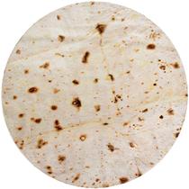 Cobertor CASOFU Burritos Tortilla, flanela bege de 71 polegadas