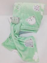 Cobertor + Cheirinho Luxo Bebe Unissex Papi Microfibra 5458