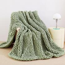 Cobertor Chunky Knit Throw Admitrack Chenille 100% tricotado à mão