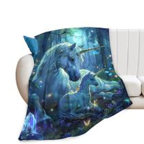 Cobertor Citari Unicorn White Horse Girls Women Masculino 50x40cm Cobertor Citari Unicorn White Horse Girls Women Masculino 50x40cm