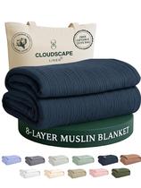 Cobertor CLOUDSCAPE LINEN King 8 Camadas de Algodão 234x274 cm Cobertor CLOUDSCAPE LINEN King 8 Camadas de Algodão 234x274 cm
