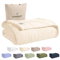 Cobertor CLOUDSCAPE LINEN King Size 100% algodão, 4 camadas de musselina