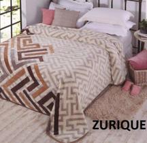 Cobertor Coberta Jolitex Queen Kyor Plus 1,80 x 2,20m Amalfi Pêlo Baixo Macio Com Caixa