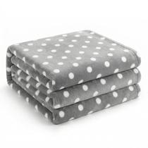 Cobertor Coberta Manta Casal Padrão Bolinha Pet Poa 2,00m X 1,80m Cobertor Coberta Manta Casal Padrão Bolinha Pet Poa 2,00m X 1,80m