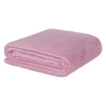 Cobertor Coberta Soft Touch Queen Mantinha Fleece - Rosa