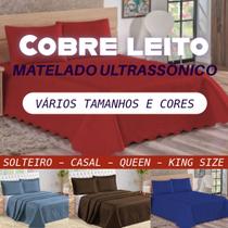 Cobertor Cobre Leito Avulso Slim Liso - Solteiro / Casal / Queen / King