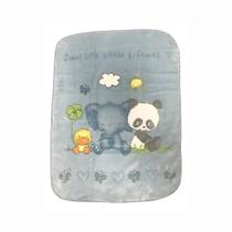 Cobertor Colibri Le Petit 80x110cm Azul Panda Jolitex Cobertor Colibri Le Petit 80x110cm Azul Panda Jolitex