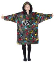 Cobertor com Capuz Marvel Avengers para Crianças em Fleece com Forro Sherpa Cobertor com Capuz Marvel Avengers para Crianças em Fleece com Forro Sherpa