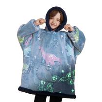 Cobertor com capuz Sherpa Riggling Getup Kids Glow in Dark