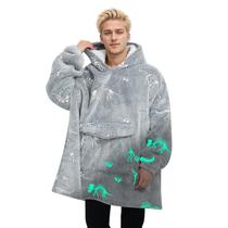 Cobertor com capuz vestível Fiosnow Glow in the Dark Dinosaur