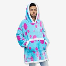 Cobertor Com Mangas Hoodie Adulto Sulley