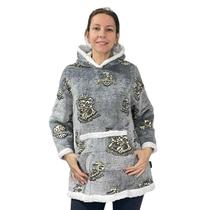 Cobertor Com Mangas Juvenil Harry Potter, Zona Criativa, Hoodie Oversized Original
