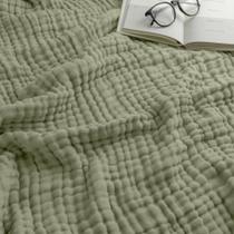 Cobertor Comfy Cubs Muslin para adultos Twin 90 x 66 6 camadas