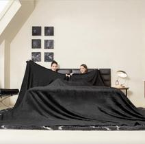 Cobertor COOVA Oversized King 305x351 cm Soft Warm Black Cobertor COOVA Oversized King 305x351 cm Soft Warm Black