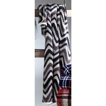 Cobertor Corttex Queen Home Design Áustria Geométrica Preto