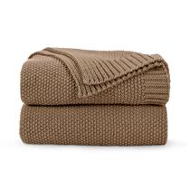 Cobertor CozeCube, 127 x 152 cm, leve, marrom quente Cobertor CozeCube, 127 x 152 cm, leve, marrom quente