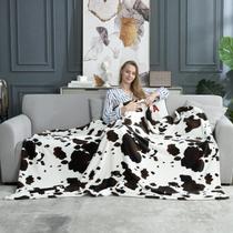 Cobertor Cozy Bliss Cow Print Non Shedding 330 GSM 40 x 50 cm