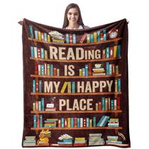 Cobertor CUJUYO Book Lovers Gifts 150x125cm - Flanela