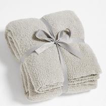 Cobertor CYMULA Knit Throw 127x152 cm cinza claro macio