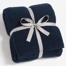 Cobertor CYMULA Knit Throw azul marinho 127x152 cm Soft Cozy