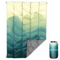 Cobertor de acampamento GLORSIGN Outdoor Puffy Lightweight Green