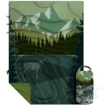 Cobertor de acampamento KawaGebo Kamp 198x142cm, leve e vestível